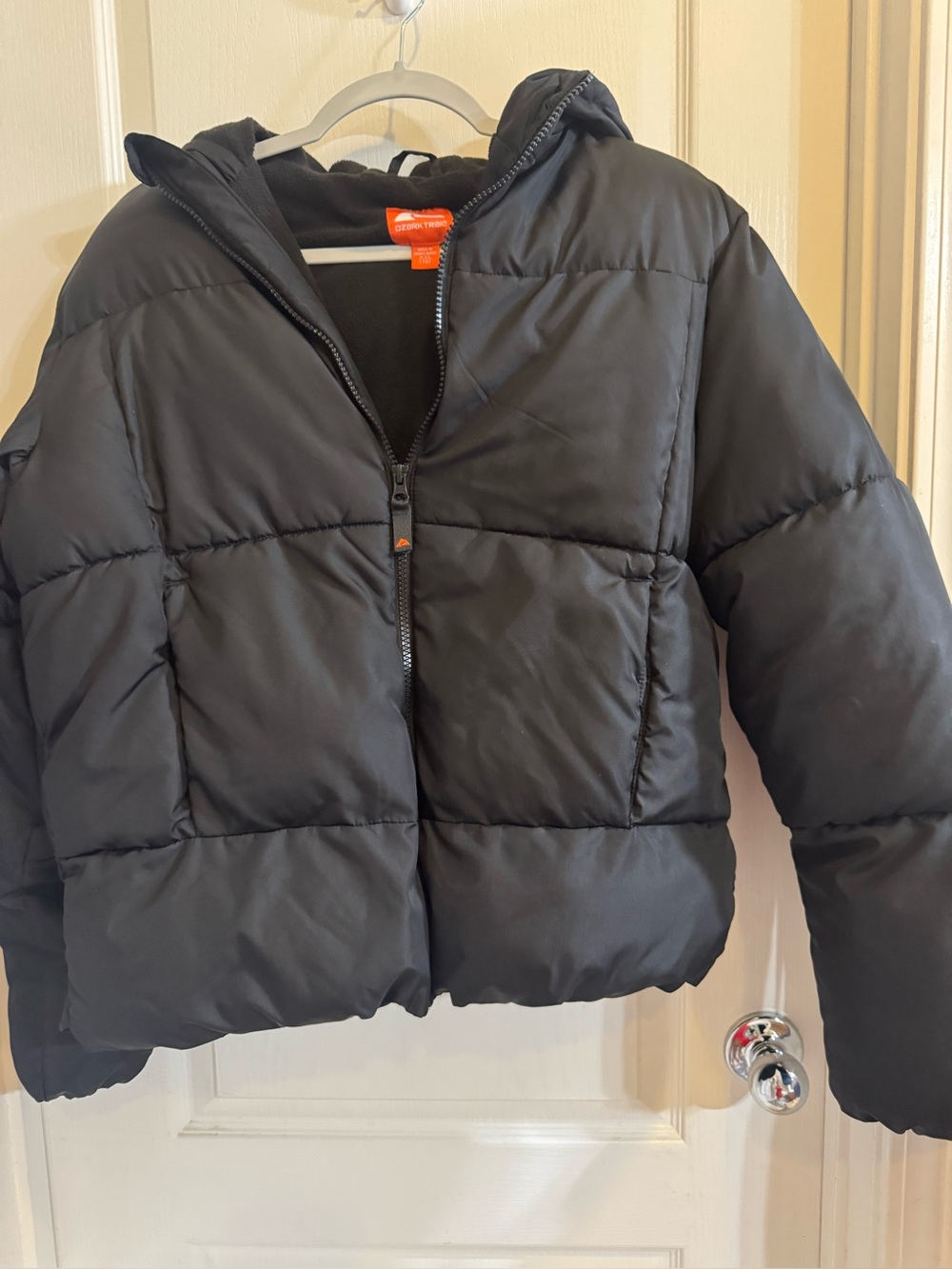 Ozark Trail Black Puffer Jacket with Hood - Kids